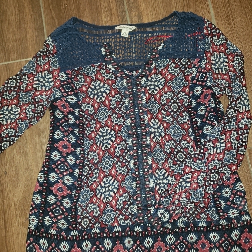 LUCKY Brand JEAN TOP SZ XS